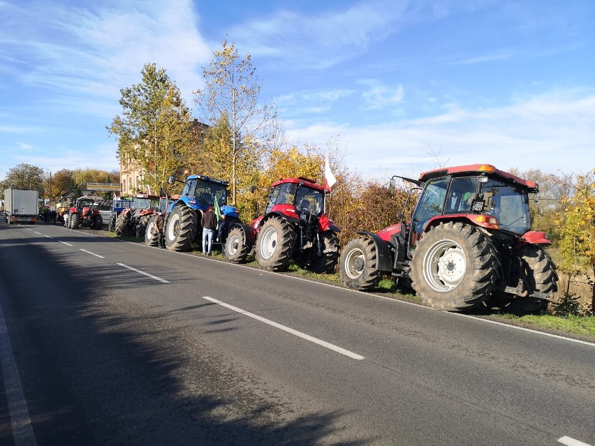 Dziś (28 października) protest trwa rolników w Grudziądzu,...