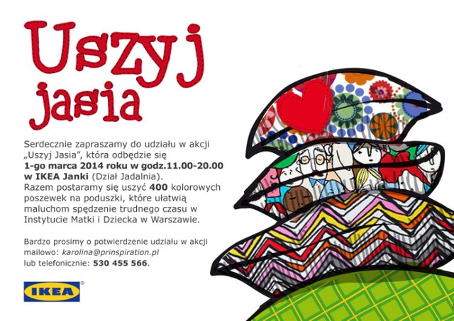 „Uszyj Jasia” w IKEA Janki