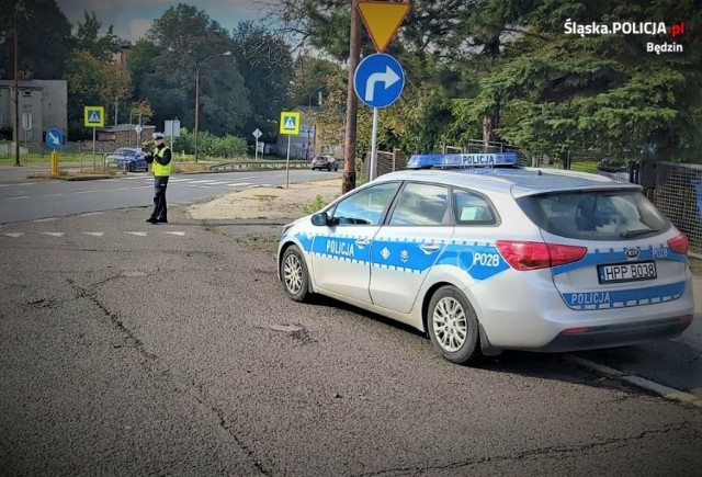 Policjanci kontrolowali zachowanie kierowców na drogach powiatu będzińskiego