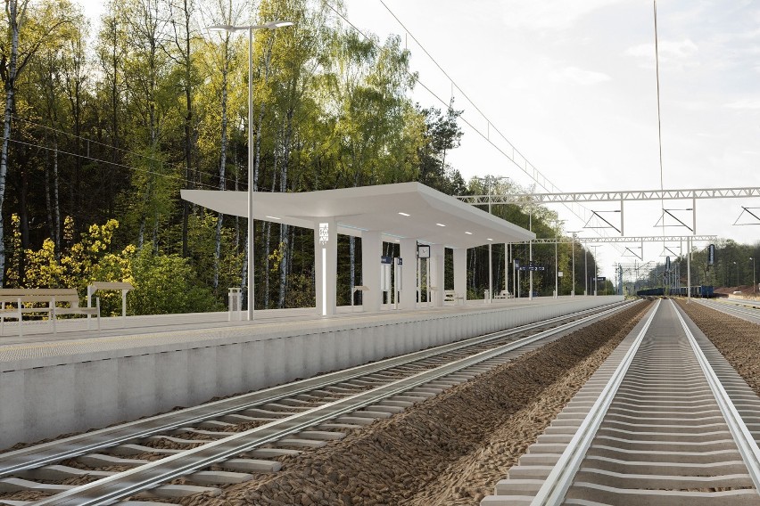 Nowe stacje, przystanki i mosty. Linia kolejowa Szczecin-Poznań w przebudowie. WIZUALIZACJE