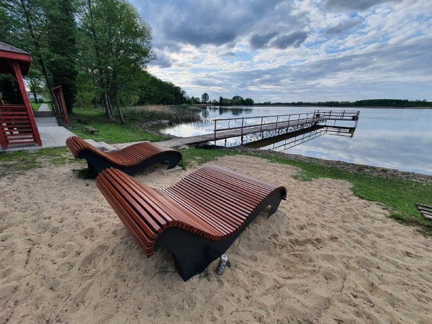 Plaża w Brennie, kąpielisko w samej wsi