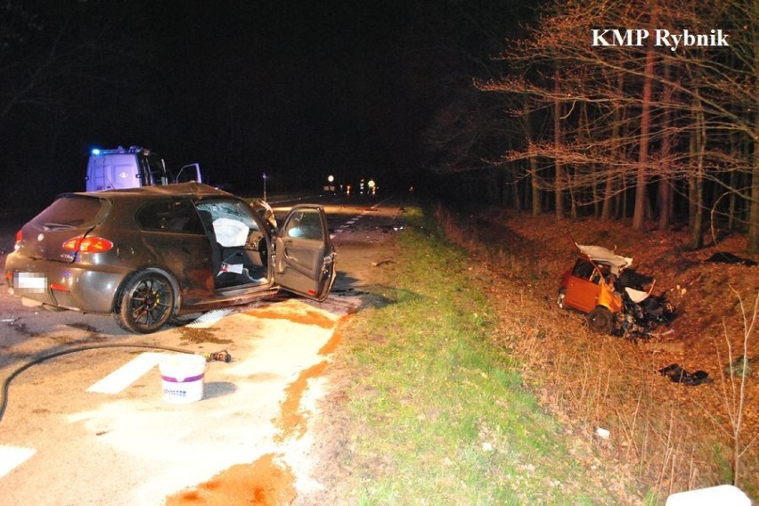 W wypadku zginął 33- letni kierowca z Wodzisławia Śl.