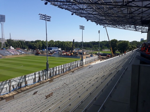 Stadion Pogoni - stan na 16 czerwca 2020.