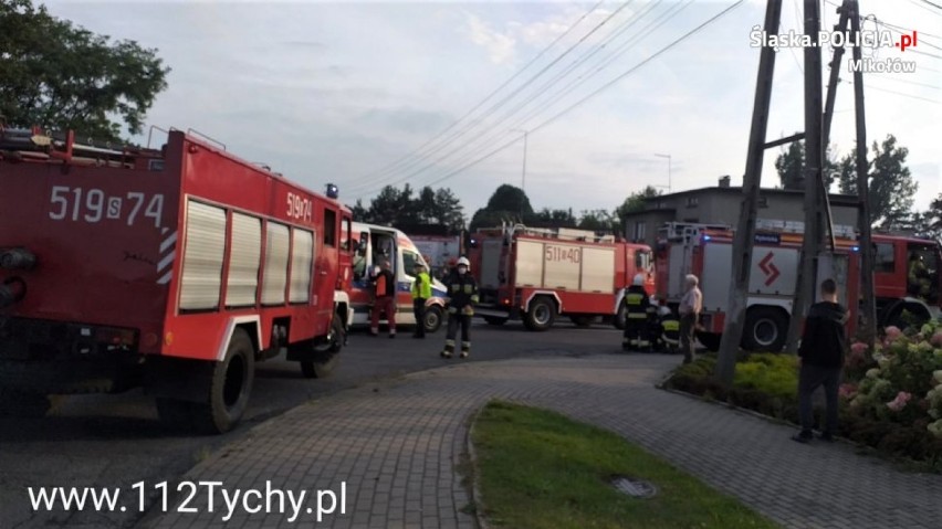 Kolizja na przy skrzyżowaniu ulicy Pszczyńskiej z Rybnicką w...