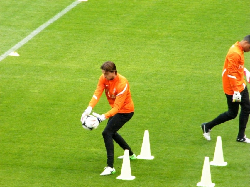 Euro 2012: Trening reprezentacji Holandii w Krakowie