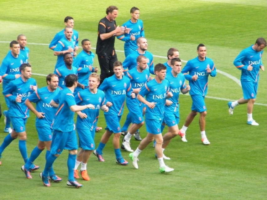 Euro 2012: Trening reprezentacji Holandii w Krakowie