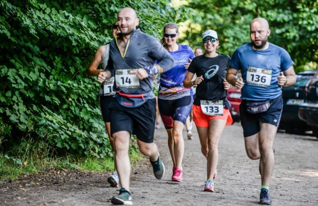 09.08.2020 gdansk
trojmiejski prark krajobrazowy - impreza biegowa gdanskiego osrodka sportu - gdnska piatka - lesny bieg na 5 km.
fot. przemek swiderski / polska press / dziennik baltycki