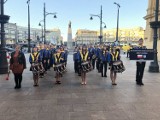 Młodzieżowa Orkiestra Dęta z Rząśni zagrała na Dniu Papieskim w Łodzi[FOTO]