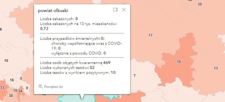 Ponad tysiąc zakażeń COVID-19 w Małopolsce. W powiatach oświęcimskim, wadowickim, chrzanowskim i olkuskim też są nowe przypadki.