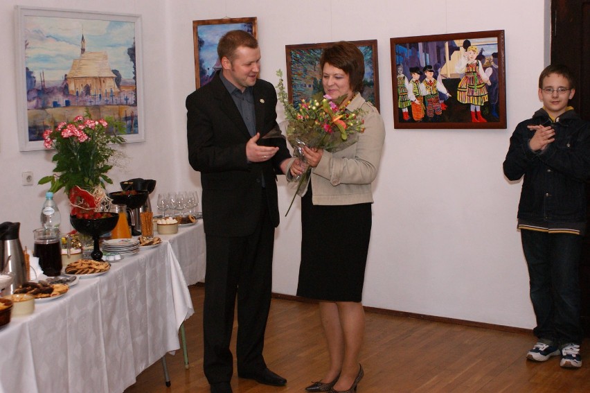 Muzeum Regionalne w Opocznie: Lidia Stanek otworzyła nową wystawę malarstwa