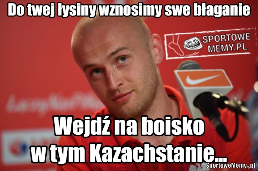 MEMY: Najlepsze memy mecz Polska - Kazachstan. Zaskakujący remis biało-czerwonych [MEMY]