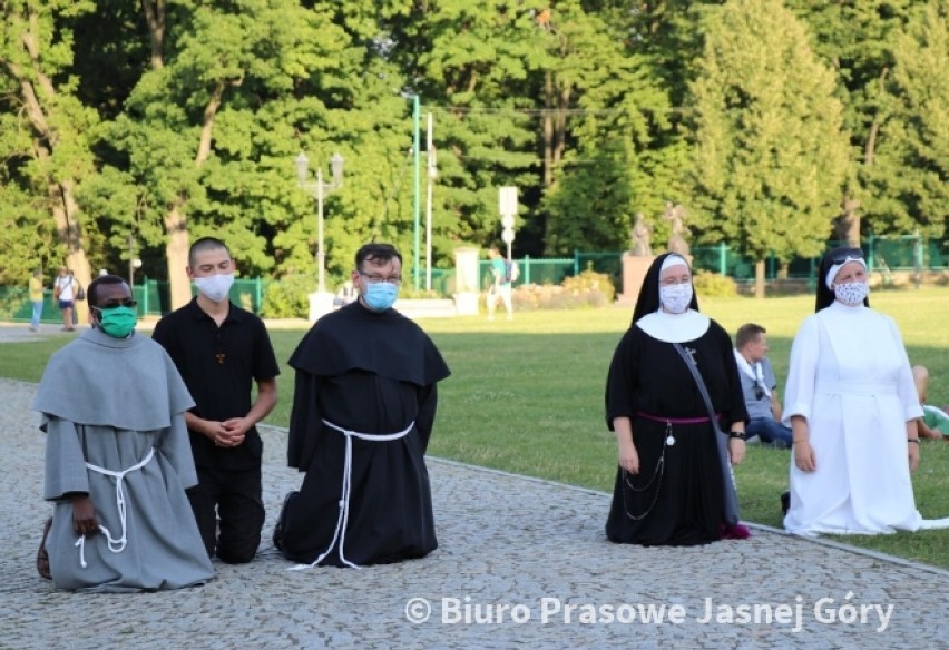 Malbork, Sztum. Pielgrzymi na Jasnej Górze. Pokonali 500 km, by dotrzeć do Sanktuarium Matki Bożej Częstochowskiej