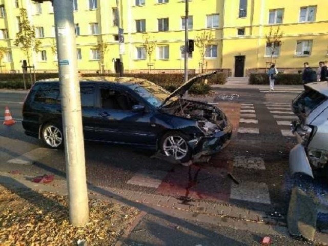 W wypadku została ranna jedna osoba.