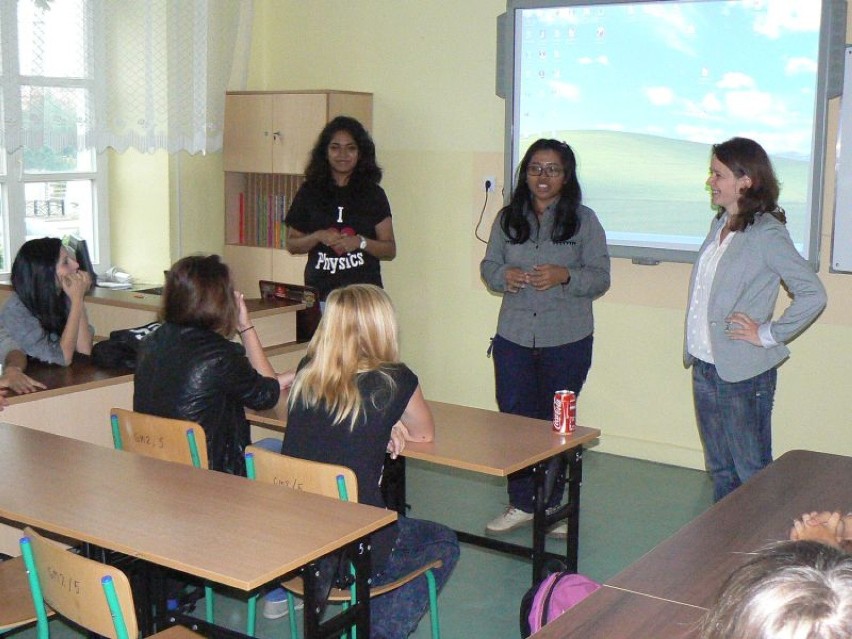 Wizyta studentów z AIESEC w naszym gimnazjum