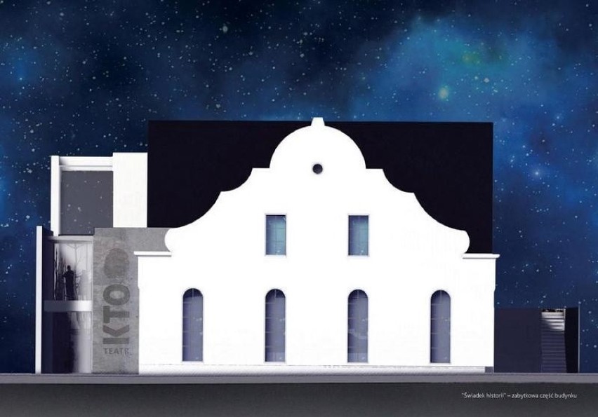 Wizualizacja nowej siedziby Teatru KTO.