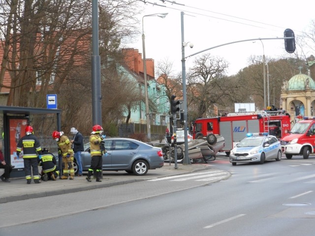 Wypadek w Sopocie na ul. Malczewskiego [4.04.2020]