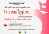 Zapraszamy na Obchody Niepodległościowe przy Kapliczce Trzech Dębów!