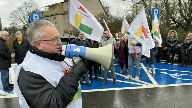 Bogusław Motowidełko - Przewodniczący Zarządu Regionu zaprosił na Nowosolski Marsz Solidarności również przedstawicieli związku z innych regionów