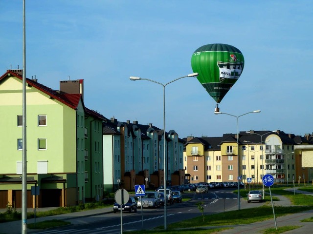 Reklama na balonach miała być atrakcją, ale nie sprawdziła się.