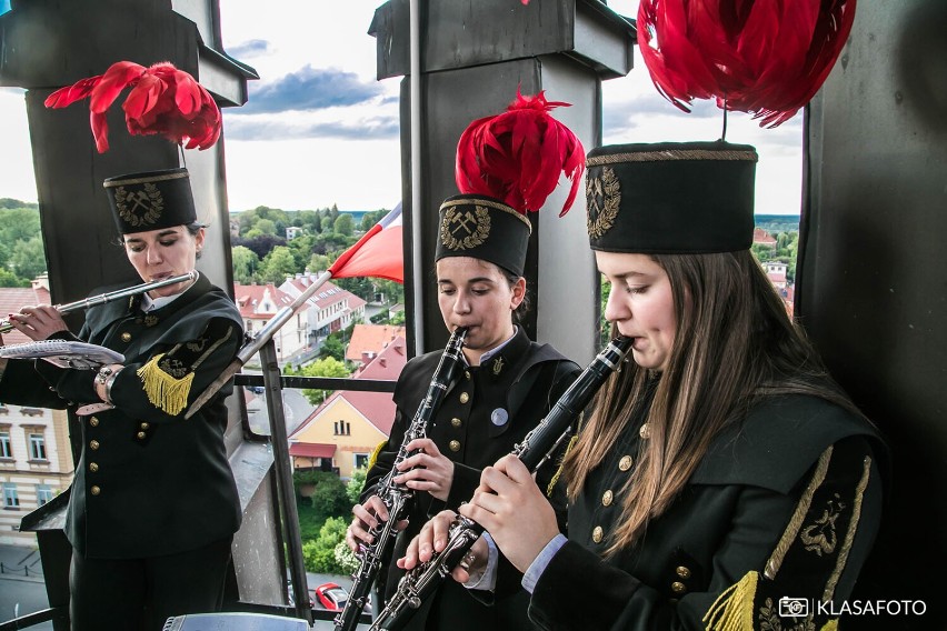 Przedstawiciele Orkiestry Dętej Kopalni Soli Bochnia...