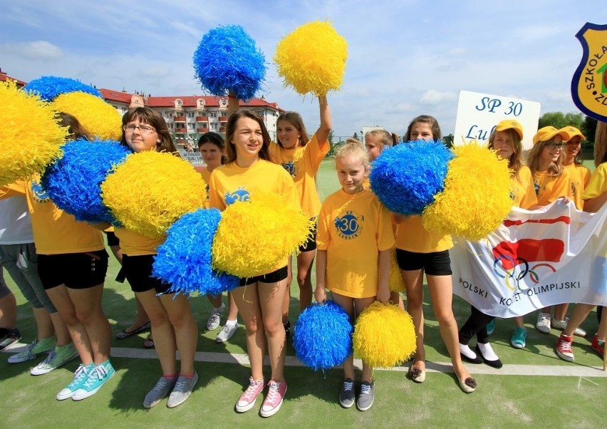 Lublin: Otylia Jędrzejczak otworzyła Miniolimpiadę 2013 (ZDJĘCIA)