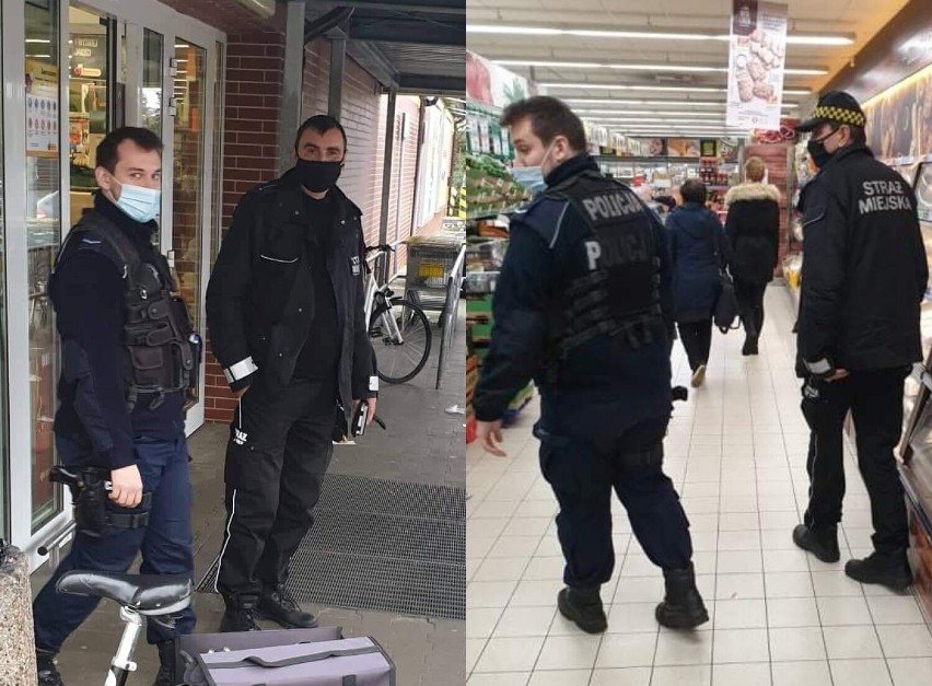 Kontrole policji i straży miejskiej w sklepach w Krośnie...