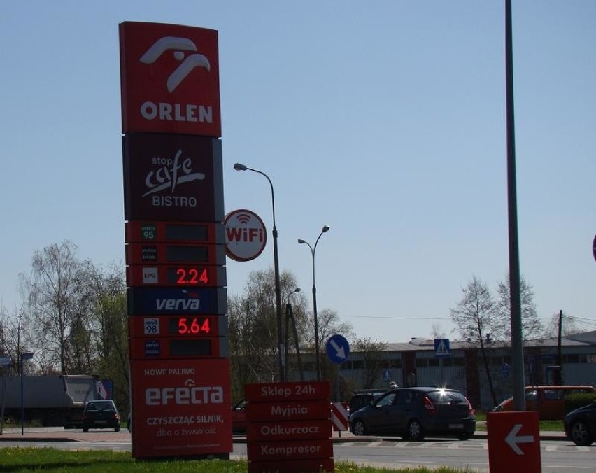 Stacja Paliw Orlen, ul. Olszewskiego w Oświęcimiu
Cemy paliw...