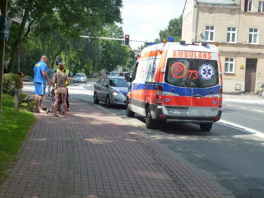 Potrącenie na ul. Kościuszki [