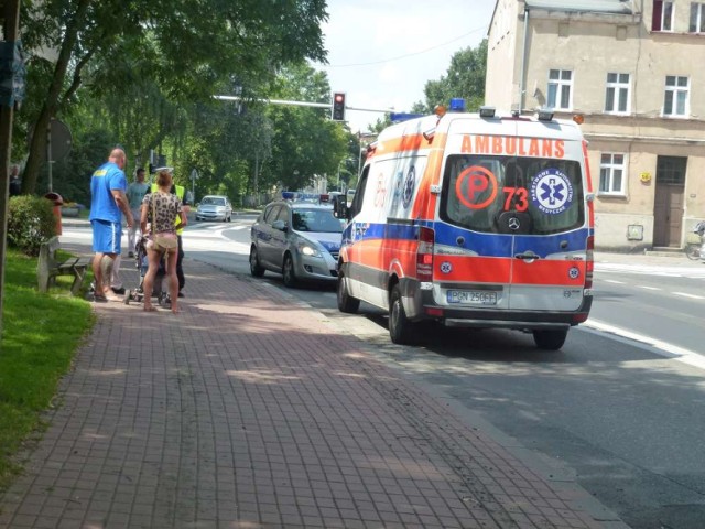 Potrącenie na ul. Kościuszki [