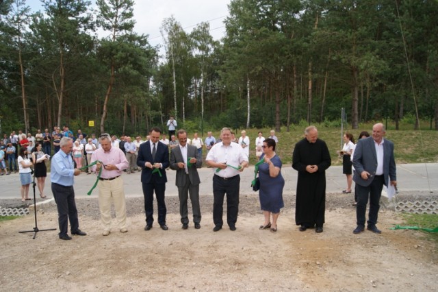 Otwarcie kwatery na składowisku odpadów w Pukininie