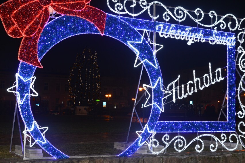 Świąteczne iluminacje w Tucholi