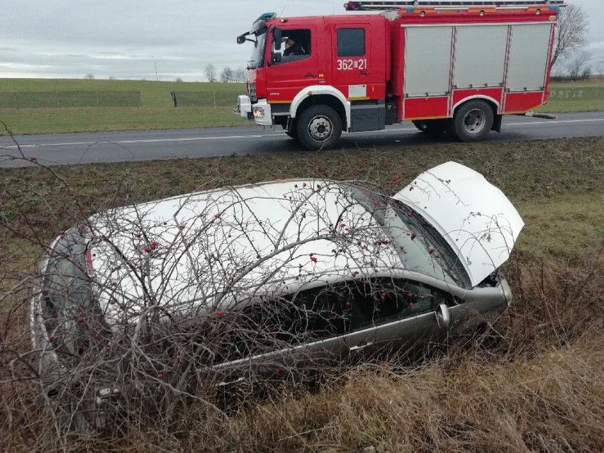 Wypadek pod Wilczycami na trasie Legnica - Złotoryja [ZDJĘCIA]