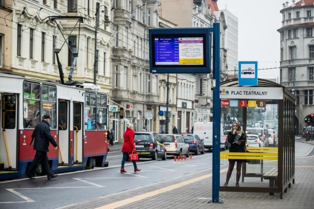 Pierwszy w Bydgoszczy przystanek wiedeński powstał przy placu Teatralnym. Został oddany do użytku we wrześniu 2019 r.