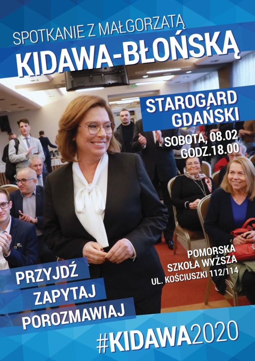 Małgorzata Kidawa-Błońska przyjedzie do Starogardu Gdańskiego 