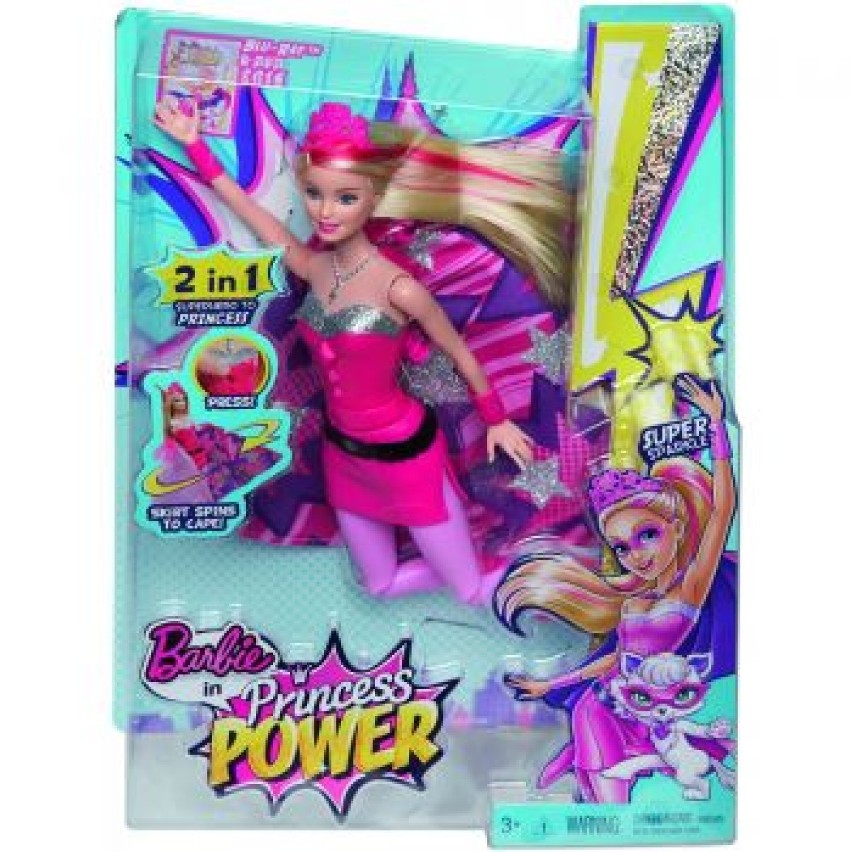 Barbie Super Księżniczka filmowa CDY61