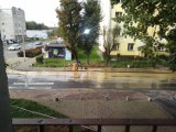 Ulica Patriotów w Rybniku jak rzeka... [FOTO]