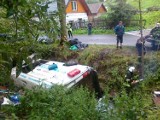 Wypadek w Woliborzu: Bus wpadł do rzeki, trzy osoby nie żyją