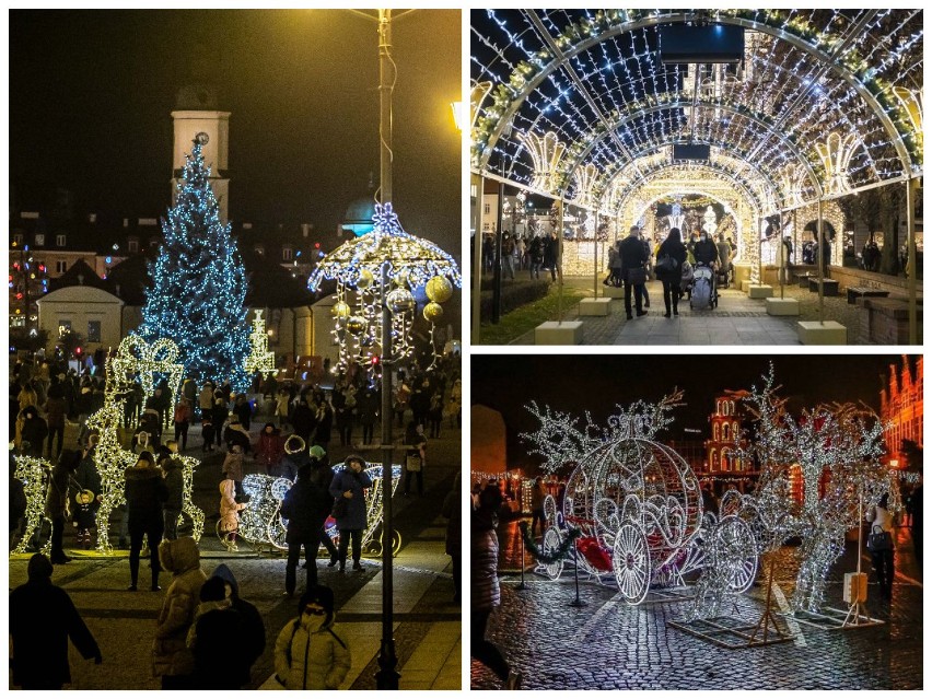 Świąteczne dekoracje i iluminacje miast w Polsce. Czy Białystok ma najładniejsze? Porównaj! ZDJĘCIA