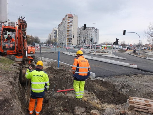 Remont Niemodlińskiej w Opolu.