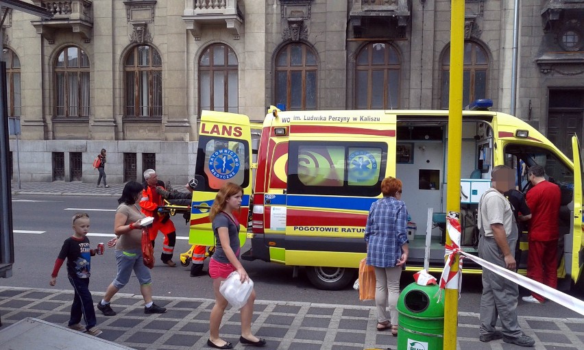 Wypadek na Złotym Rogu w Kaliszu