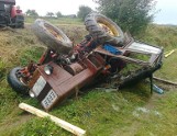 Wypadek w Złożeńcu: Traktor przygniótł mężczyznę [ZDJĘCIA]