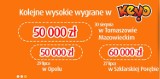 Wygrana w Keno  w Tomaszowie Maz. Szczęściarz wygrał 50 tys. zł