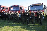 . Wielka charytatywna akcja strażaków dla chorego Samuelka. 40 wozów strażackich i kilkuset strażaków w Gaszowicach!