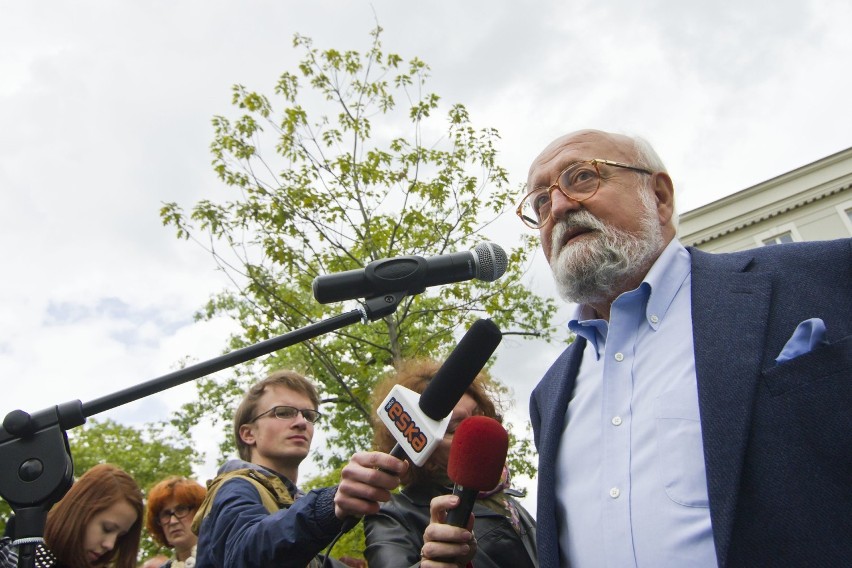 Krzysztof Penderecki w maju 2014 roku zasadził swe drzewo w...
