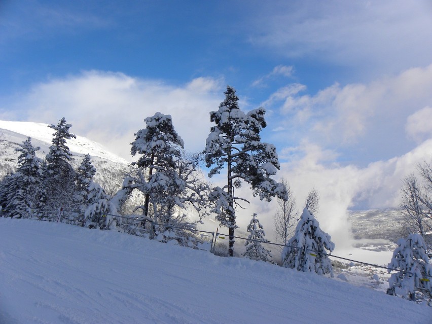 Voss-ski -pogoda wczoraj.