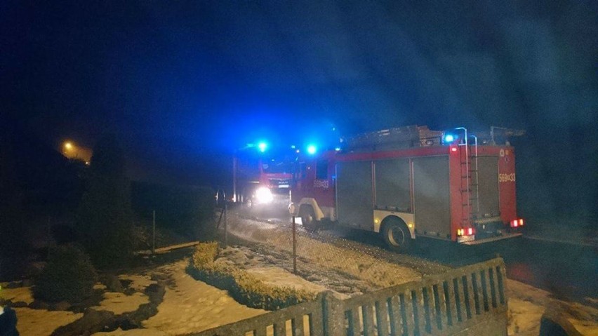 Pożar sadzy w gminie Dobrzyca