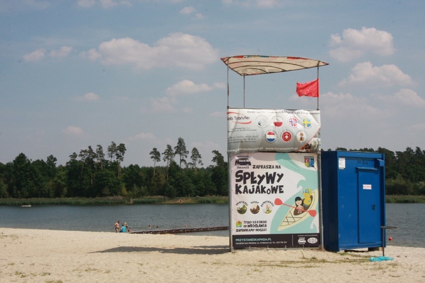Czasowy zakaz kąpieli nad zalewem w Stradomi Wierzchniej 