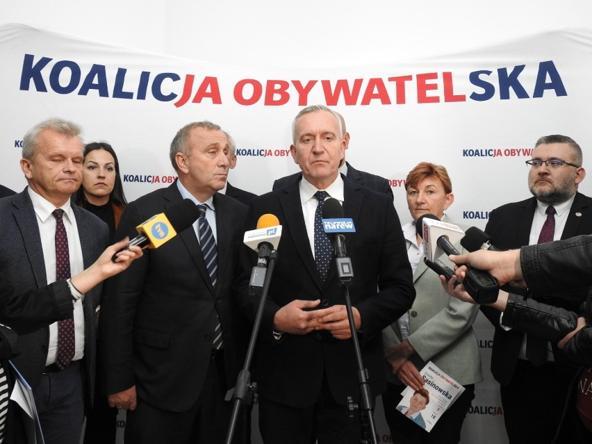Wybory Parlamentarne 2019: Grzegorz Schetyna zachęca do głosowania na lokalnych samorządowców [zdjęcia]