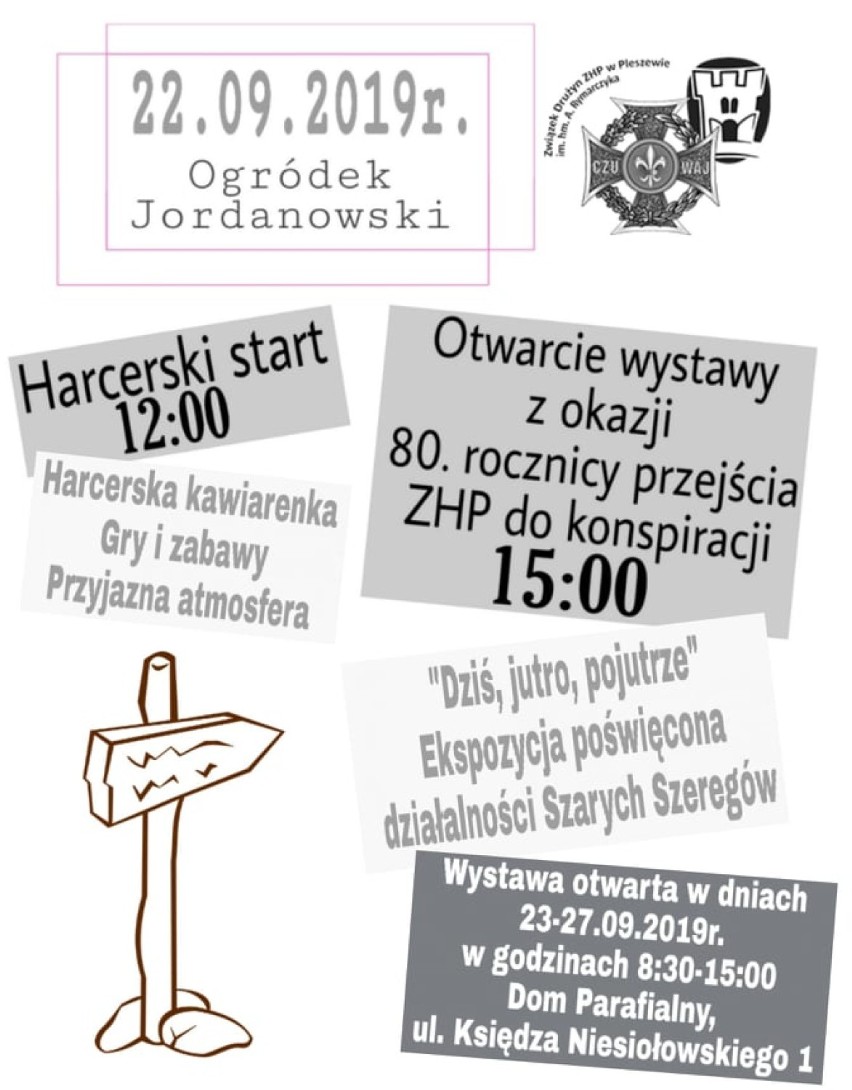 Pleszewscy harcerze zapraszają w niedzielę na wystawę zatytułowaną „Dziś – Jutro – Pojutrze”
