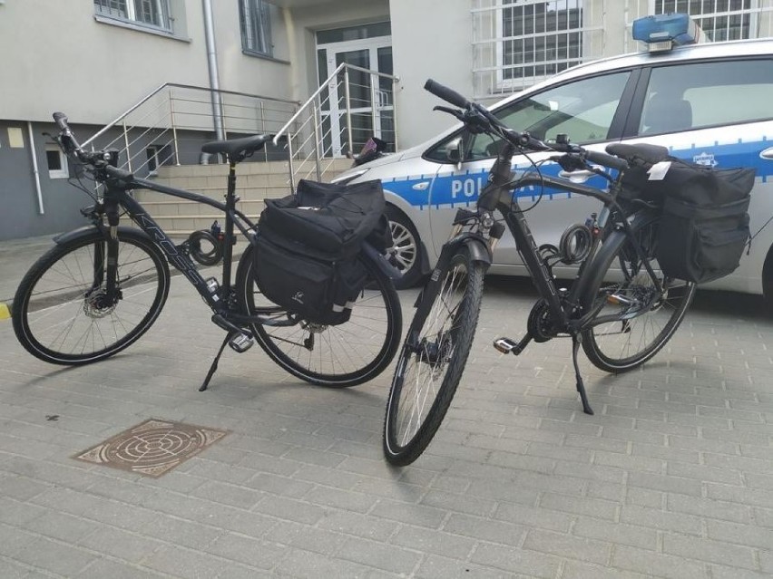 Bielsk Podlaski. Policjanci dostali nowe rowery (zdjęcia)